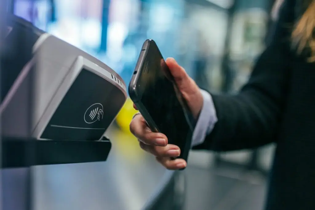 Mobile payment on smartphone representing Agentic UPI and AI payments in India