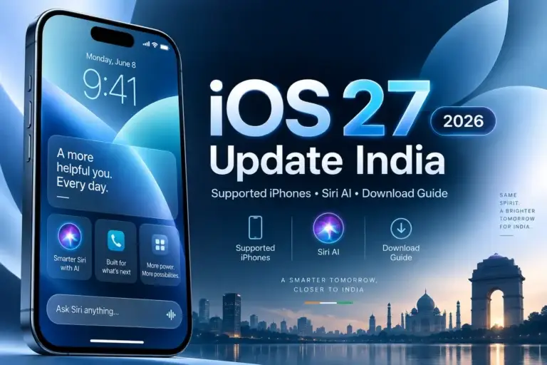 iOS 27 Update India supported iPhones Siri AI features and download guide