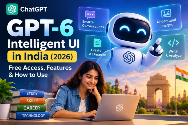 GPT-6 Intelligent UI in India 2026: Free access, features and how to use ChatGPT
